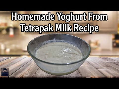 Homemade Yoghurt From Tetrapak Milk Recipe | Cooking With Ambo