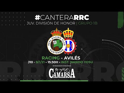 Racing vs Avilés (División de Honor Juvenil - J10) #CanteraRRC