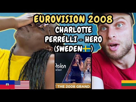 REACTION TO Charlotte Perrelli - Hero (Sweden 🇸🇪 Eurovision 2008) | FIRST TIME HEARING