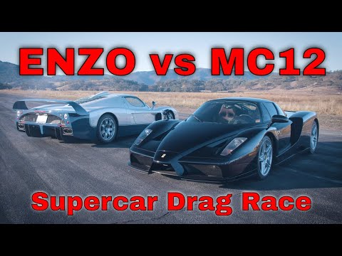 Ferrari Enzo vs. Maserati MC12