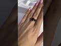 Серебряное кольцо с гранатом 4.043ct