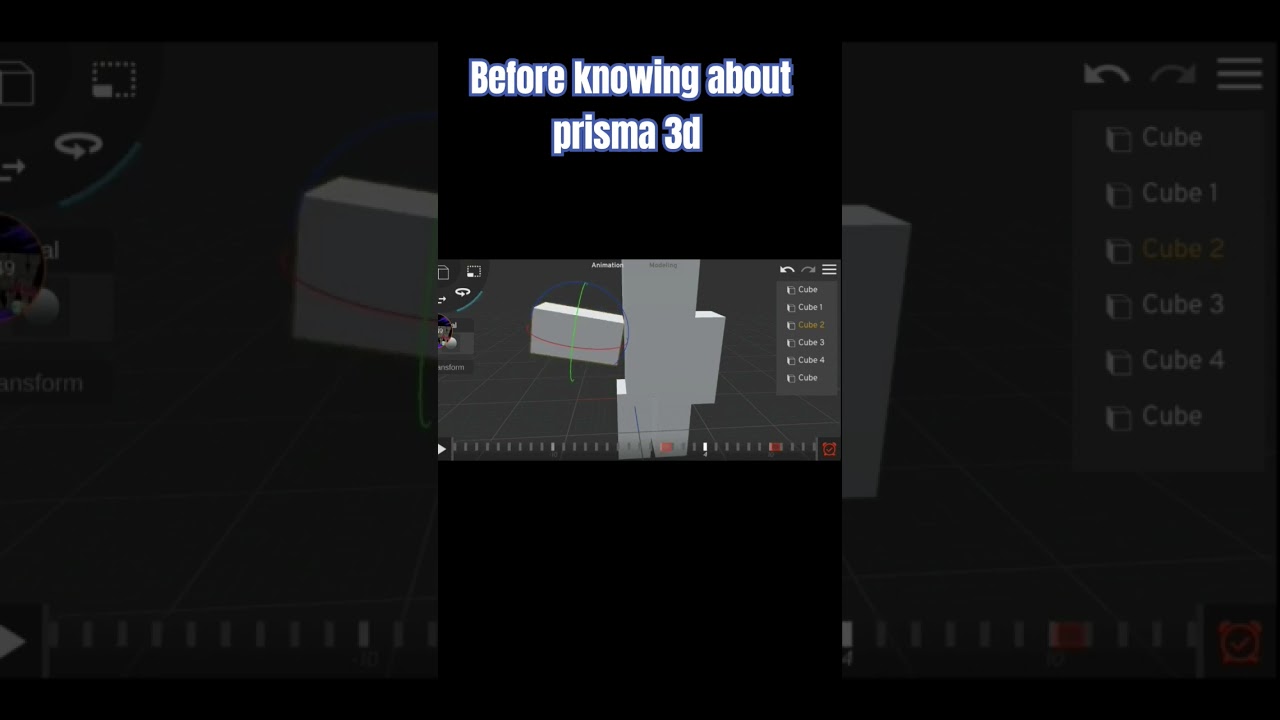 before vs after knowing about prisma 3d😈😈😎😎💻📲⌨⌨