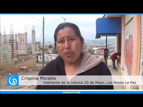 Falta de servicios públicos en la colonia 20 de noviembre de Los Reyes La Paz