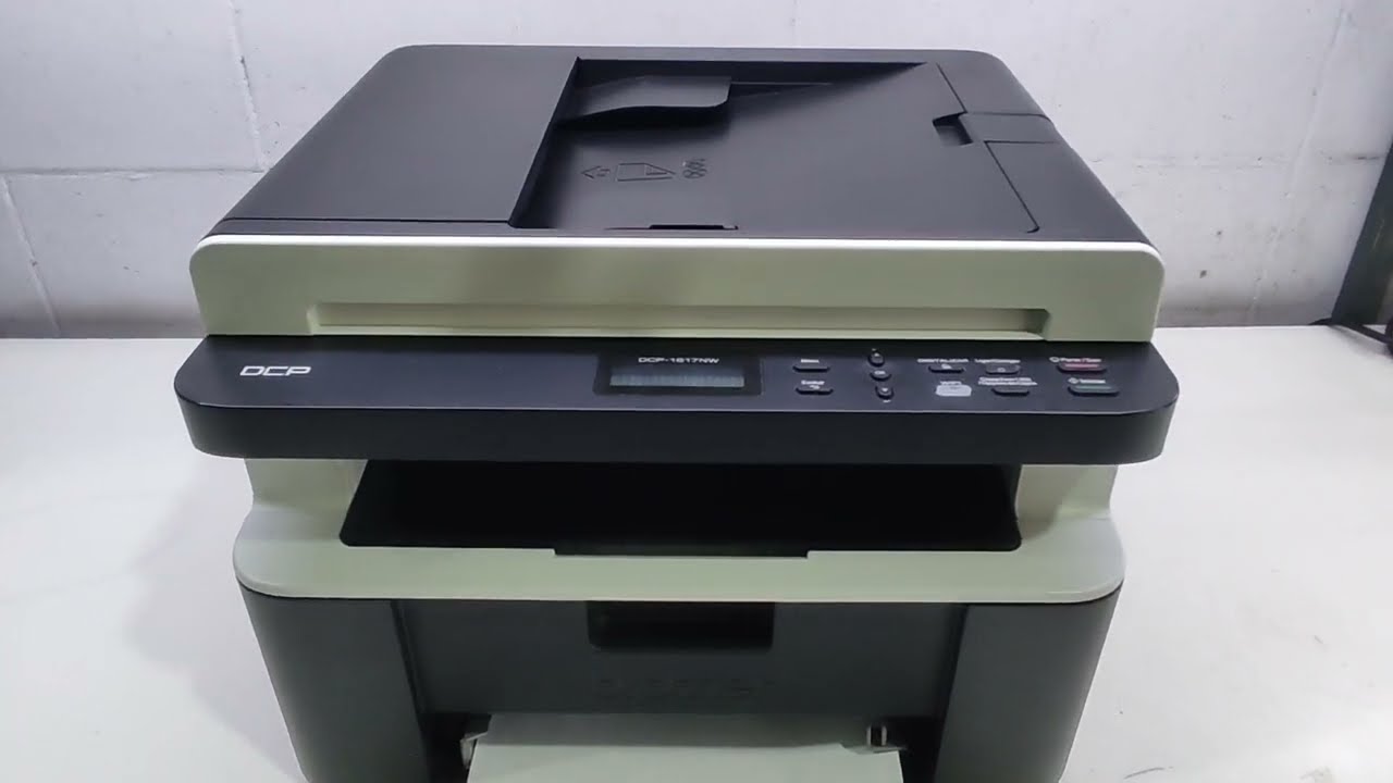 Como fazer a instalação da impressora Brother DCP 1617nw na USB - configuração e impressão.