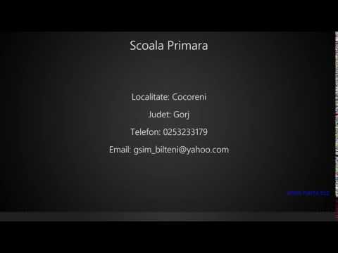Scoala Primara Cocoreni