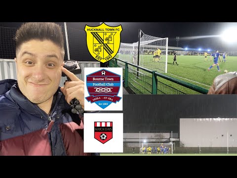 LATE COMEBACK IN THE PROMOTION RACE- HUCKNALL TOWN V BOURNE TOWN- MATCH DAYS