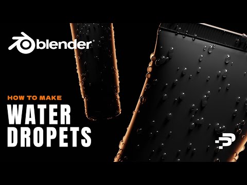 Make EASY Water Droplets with Geometry Nodes in Blender