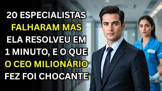 20 ESPECIALISTAS falharam mas uma FAXINEIRA resolveu em 1 MINUTO, e o que o CEO MILIONÁRIO fez choco