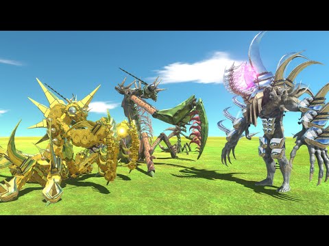 Giant Mantis of Evolution and Scourge of Evolution - Animal Revolt Battle Simulator