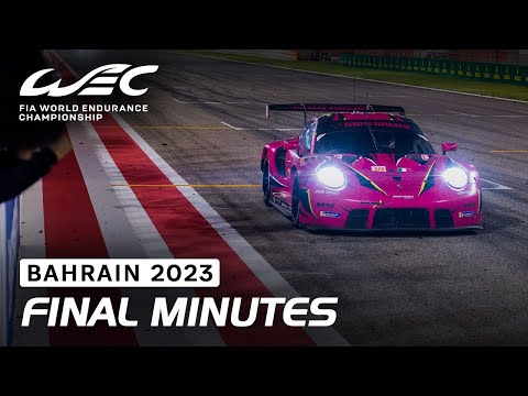 WEC 第7戦 バーレーン8時間レース 決勝レースハイライト動画(ゴール)