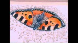 preview picture of video 'Watercolour Painting Butterflies - Part 4 of 5'