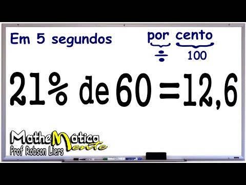 PERCENTAGE IN 5 SECONDS | HINT - Prof Robson Liers