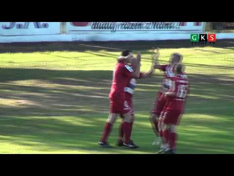 9. kolejka: Okocimski KS Brzesko - GKS Tychy 1:3. Folc 1:2