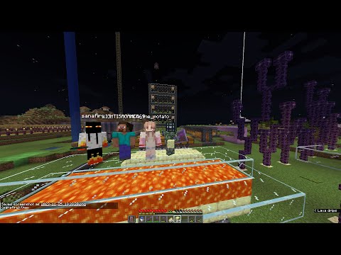 Insane Minecraft surprises on live stream with Huuffy Buns!
