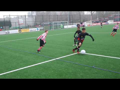4e kwart Excelsior R'dam O12 – Sparta R’dam O12 (13-1-2018); Overall einduitslag: 5-15