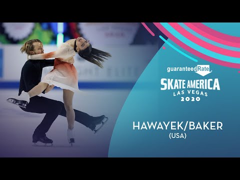 Hawayek/Baker (USA) | Ice Dance Free Dance | Guaranteed Rate Skate America 2020 | #GPFigure