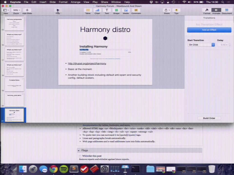 DrupalCon Los Angeles 2015: Harmony - Forums & communities with Drupal