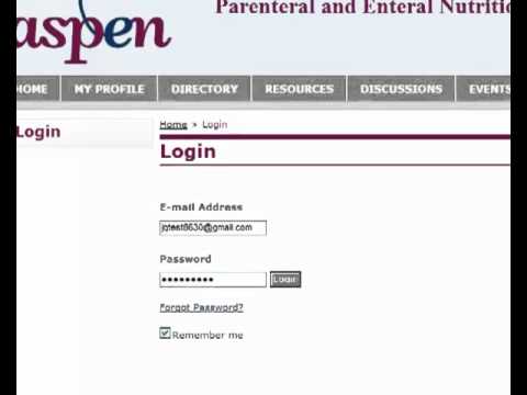 Aspenconnect Login Process