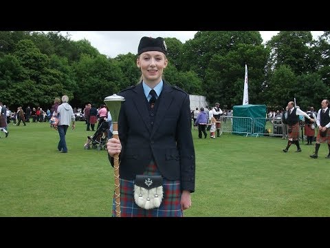 Drum Major's in Pipe Band Championship In Lurgan Park