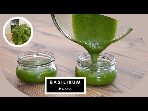 Basilikum Pesto selber machen / Pesto Rezept selber machen #Pesto #selbermachen