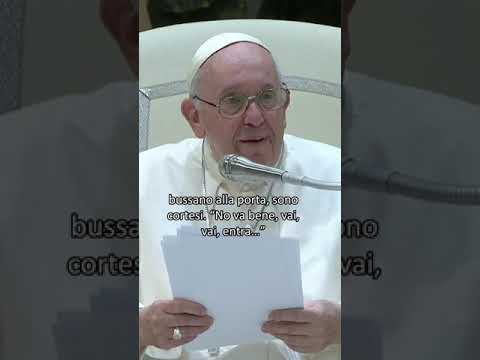 #PopeFrancis “The devil is polite when he pretends to be a gentleman.” #generalaudience #Shorts