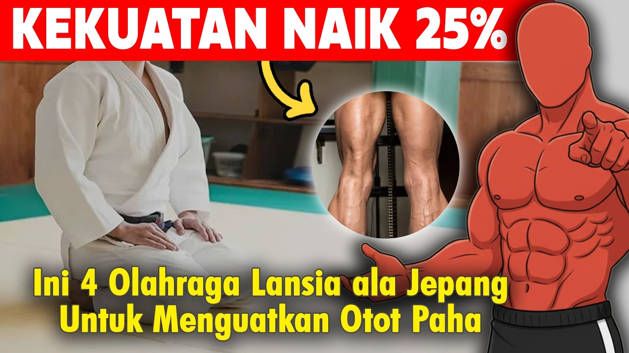 4 Latihan Kaki Jepang Ini Mengatasi Sakit Lutut & Kaki Lemah Usia 60+ Tanpa Obat