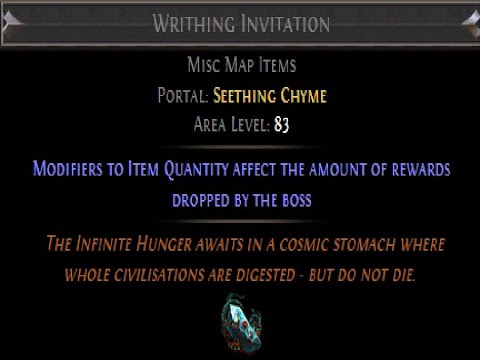 Path of exile 3.19 Writhing Invitation guide (Eater of worlds)