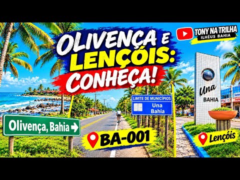 Descubra Olivença e Lençóis: As Joias do Litoral de Ilhéus e Una, Bahia. 🌴🌊