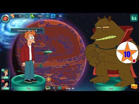 Futurama: Worlds of Tomorrow District 1 Play Though Game Play