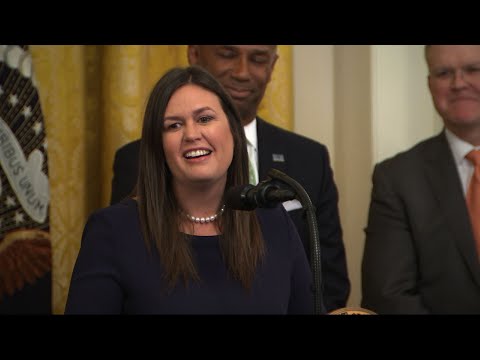 White House press secretary Sarah Sanders, one of the president's closest and most trusted White House aides, will be leaving the administration at the end of the month, Trump announced Thursday. (June 13)