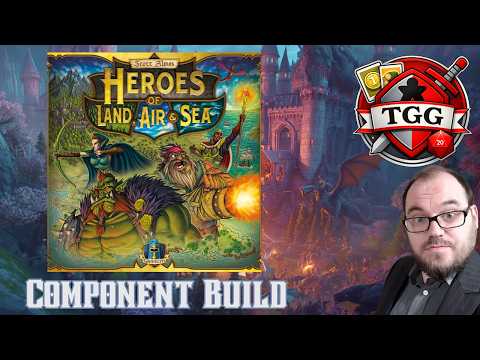 Heroes of Land, Air & Sea Component Build | Assembling the Game's 3D Constructs