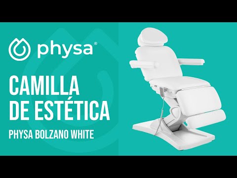 vídeo - Camilla de estética - 4 motores - 350 W - 187 x 60 x 65 - 87,5 cm - 150 kg - blanca