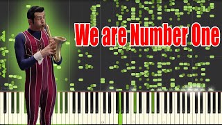 We are Number One MIDI  We are Number One Piano so