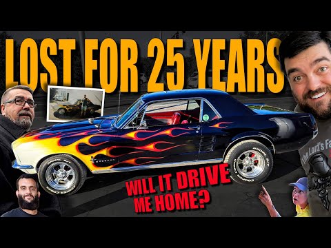 FOUND After 25 Years: My Dad’s Custom ’67 Mustang! Can We Drive It 1500 Miles Home?