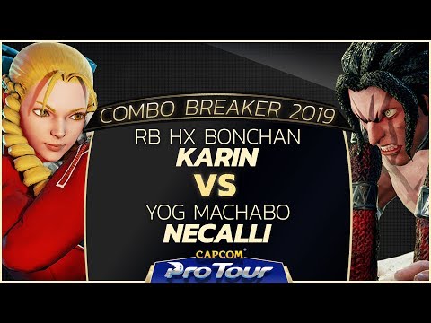 Red Bull HX Bonchan (Karin) vs YOG Machabo (Necalli) - Combo Breaker 2019 Top 96 - CPT 2019