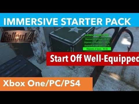 Fallout 4 Xbox One/PC/PS4 Mods|IMMERSIVE STARTER PACK