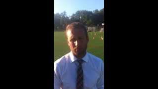 Friends coach Nick Gill