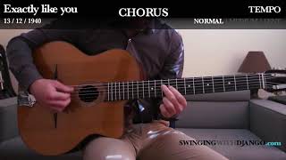Exactly like you (13-12-1940) | Django Reinhardt | Chorus vitesse normale | SWD