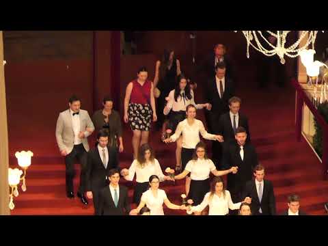 Wiener Opernball 2019, Generalprobe, Einzug der Debütanten V
