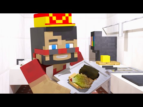 EPIC Minecraft FAIL! CaptainSparklez Goes Crazy at FAST FOOD