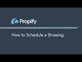 How to schedule a self-showing on Propify?