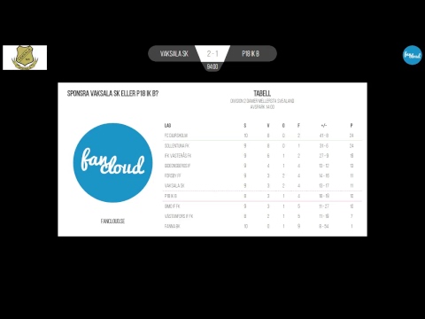 MATCH: Vaksala SK - P18 IK B