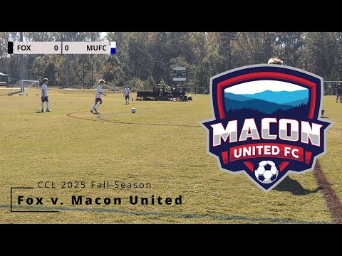 CCL 2025 Fall Season Fox v Macon United