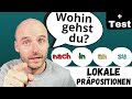 Lokale Präpositionen für die Frage: Wohin? | Deutsch lernen | A2 B1 B2