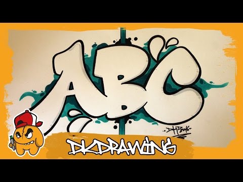 Graffiti Alphabet Tutorial - How to draw Graffiti...