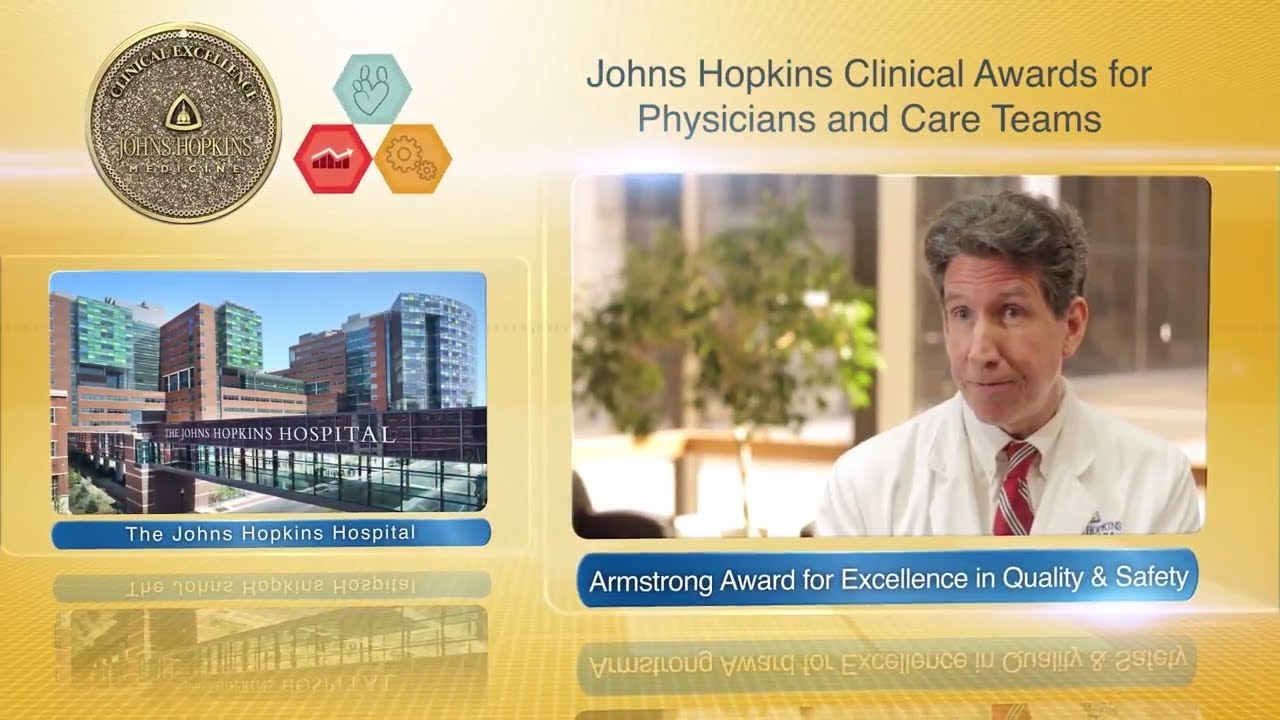 2017 Armstrong Award for Excellence in Quality and Safety – Michael Streiff, M.D., JHH