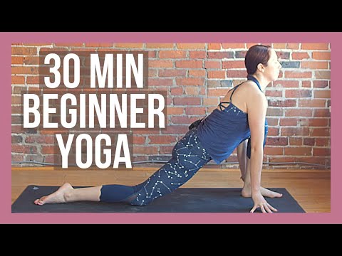 30 min Beginner Yoga - Full Body Yoga Stretch No Props Needed