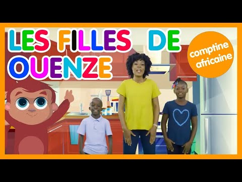 🌴🐒Les filles de ouenze -  Comptine africaine avec paroles - Les amis de Boubi (Karaoké)
