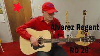 Video thumbnail for Alvarez Regent RD 26  Acoustic Guitar  Demonstration   2021 Model by Paul Capps