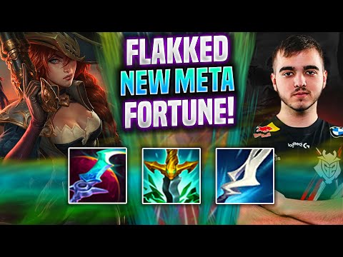 FLAKKED NEW META MISS FORTUNE MID! - G2 Flakked Plays Miss Fortune Mid vs Lucian! | Season 2022